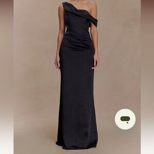 Meshki Dalia Black Evening Gown